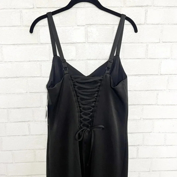 Torrid Black Corset Back Bodycon Sleeveless Dress Women's Plus Size 1X NEW - Picture 2 of 11